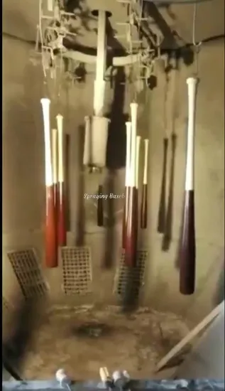 Taco de beisebol de madeira de borracha com fabricante profissional de alta qualidade